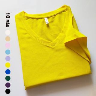 Áo thun nữ cổ tim