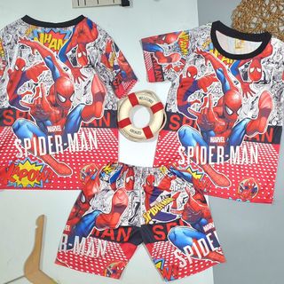 [8-40Kg] Bộ đồ bé trai quần đùi in hình 3D HOT TREND - ms02
