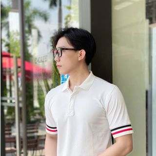 POLO, ÁO POLO NAM, ÁO POLO, ÁO THUN NAM, ÁO THUN CỔ BẺ, POLO PHỐI BO TAY DỆT P28