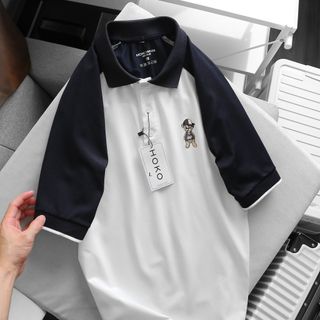 ÁO POLO NAM, ÁO THUN NAM, ÁO CỔ BẺ , POLO PHỐI IN GẤU