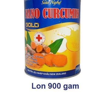 Sữa Nghệ Nano Curcumin Gold gúp giảm đau dạ dày,tiêu hóa tốt đẹp da, chống oxi hóa – Hộp 900gr