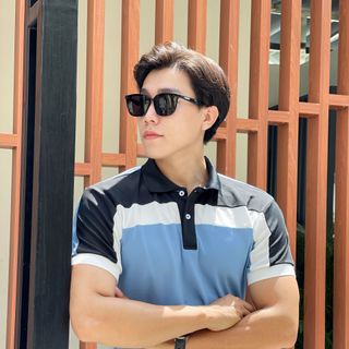 POLO, ÁO POLO NAM, ÁO THUN POLO, ÁO NAM CỔ BẺ, POLO PHỐI VAI P54