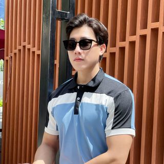 POLO, ÁO POLO NAM, ÁO THUN POLO, ÁO NAM CỔ BẺ, POLO PHỐI VAI P54