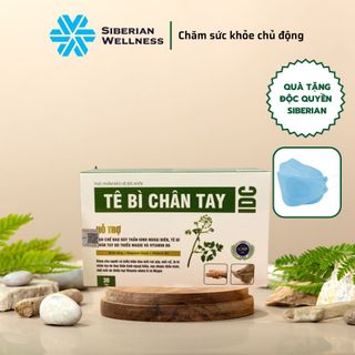 Tê bì chân tay IDC,	tê đầu ngón tay giúp hạn chế đau dây thần kinh ngoại biên hộp 30 viên