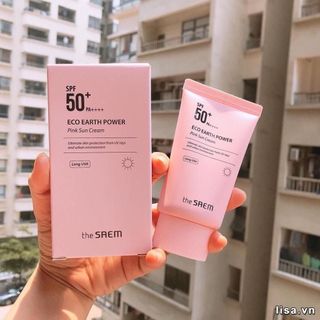 Kem Chống Nắng The SAEM Eco Earth Power Pink Sun Cream SPF50+ PA++++ giá sỉ