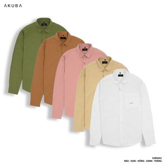 ÁO SƠ MI TAY DÀI AKUBA 02B0662