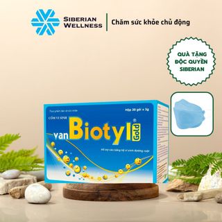 Cốm vi sinh Van Biotyl, cốm dành cho trẻ biếng ăn cân bằng hệ vi sinh đường ruột, kích thích bé ăn ngon, hộp 30 gói giá sỉ