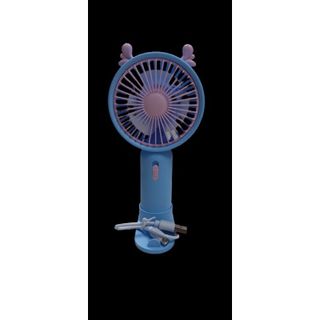 Quạt sạc mini cầm tay có đế để bàn kiêm giá đỡ điện thoại model SQ330E