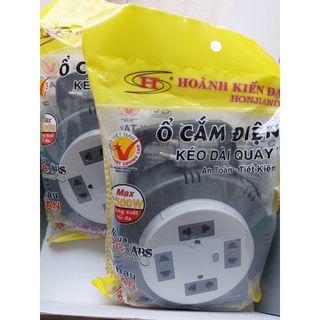 Ổ CẮM ĐIỆN HONJIANDA - Ổ QUAY TAY DÂY DÀI 8M