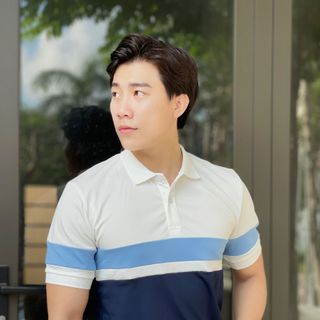 POLO, ÁO POLO, ÁO POLO NAM, THUN CỔ TRỤ, THUN POLO PHỐI P02