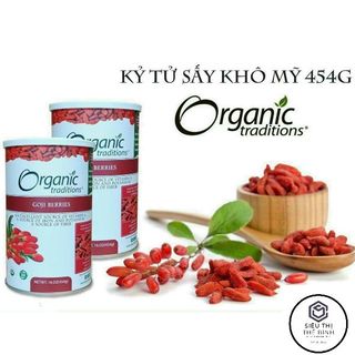 Kỷ tử sấy khô Organic Traditions hộp 454gr - Date mới