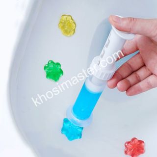 Gel thơm khử mùi, diệt khuẩn, vệ sinh bồn cầu hình bông hoa giá sỉ