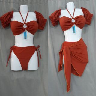 Bikini 2 mảnh quần nhỏ,kèm khăn quấn