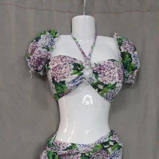 Bikini 2 mảnh quần nhỏ,kèm khăn quấn