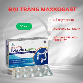 Viêm đại tràng Maxkogast thảo dược giảm viêm đại tràng, rối loạn tiêu hóa, hộp 30 viên giá sỉ