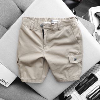 Quần short kaki túi hộp lưng thun dày dặn, mềm và mịn mẫu mới 2023