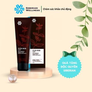 Gel xoa khớp Siberian Uyan Nomo, Flex rub Làm dịu chỗ viêm, sưng tấy, bầm dập, tốt cho khớp, tuýt 100ml