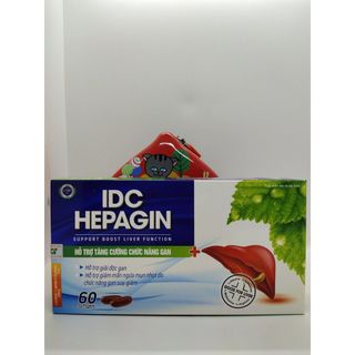 Mát gan IDC Livertop, thanh nhiệt mát gan hộp 60 viên