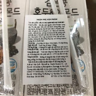 Sữa hạt óc chó-hạnh nhân-đỗ đen Hàn Quốc (Sữa hạt Hàn Quốc) (1 hộp x 3 xách x 24 hộp x 190ml)