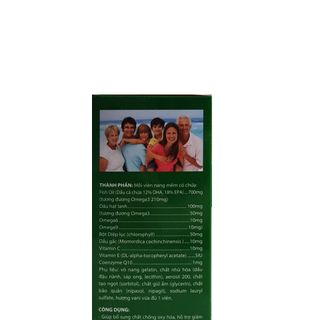 Omega 3.6.9 Diệp Lục làm giảm cholesterol máu, cải thiện thị lực – lọ 60 viên