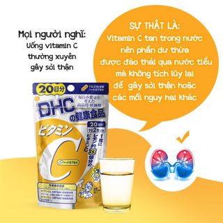 Viên uống bổ sung vitamin C DHC sáng da, mờ thâm, tăng cường đề kháng, gói 120 viên (60 ngày) giá sỉ