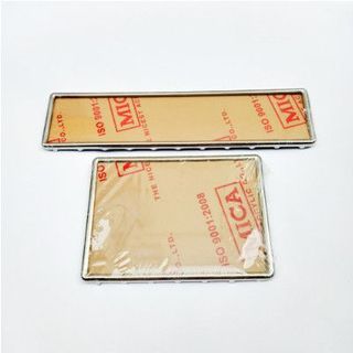 Khung biển số inox xe ô tô có mica, viền bao quanh (kích thước cũ)