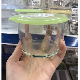 Hộp thủy tinh tròn có nắp đậy 250ml nhập khẩu Nhật Bản