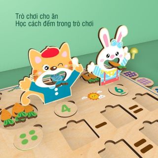 Bảng học toán thông minh cho bé chất liệu gỗ