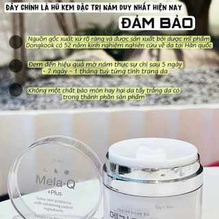 Kem Dưỡng Trắng Da Mờ Nám Chống Lão Hoá Mela Q Plus Cream Hàn Quốc 50ml