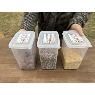 Hộp nhựa đựng thực phẩm nắp dẻo, dáng cao 1,3L nhập khẩu từ Nhật Bản