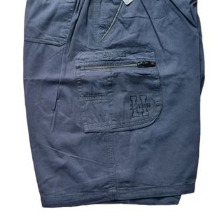 Quần Short Nam Kaki Túi Hộp Lưng Thun Co Giãn From Rộng Thoải Mái Có Túi Khóa Kéo .