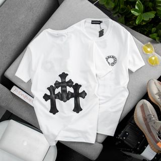 Áo thun cotton 4c nam, áo thun nam cao cấp, chất 100% cotton xịn. Logo thêu da cực đẹp và xịn xò - size từ 55kg - 85kg