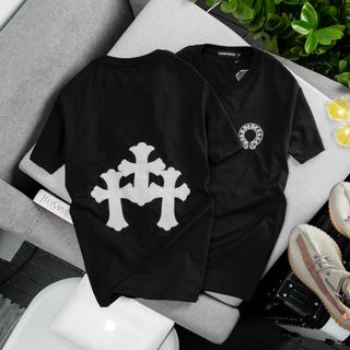 Áo thun cotton 4c nam, áo thun nam cao cấp, chất 100% cotton xịn. Logo thêu da cực đẹp và xịn xò - size từ 55kg - 85kg