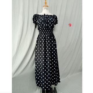 Đầm maxi nơ cổ tròn