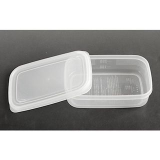 Set 2 hộp nhựa nắp dẻo 450ml Nakaya nhập từ Nhật Bản