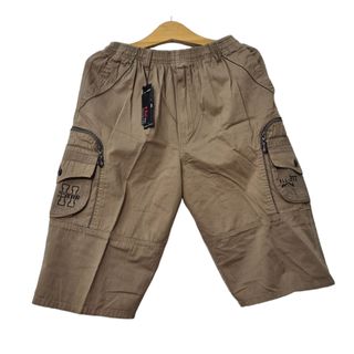 [TEM ĐÔI] Quần short lụa túi hộp nam lửng cao cấp chất kaki lụa lưng thun co giãn from rộng rãi túi hộp khóa kéo