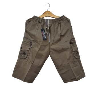 [TEM ĐÔI] Quần short lụa túi hộp nam lửng cao cấp chất kaki lụa lưng thun co giãn from rộng rãi túi hộp khóa kéo