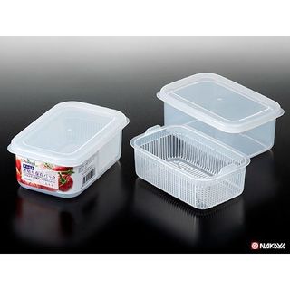 Hộp nhựa đựng thực phẩm 2 lớp 600ml Nakaya nhập từ Nhật Bản