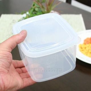Hộp nhựa đựng thực phẩm nắp dẻo 1,2 L Nakaya nhập từ Nhật Bản