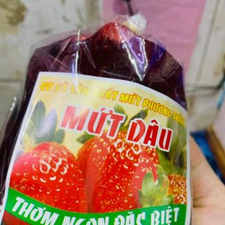 Mứt Dâu Tây Nguyên trái Đà Lạt đóng gói 1kg giá sỉ