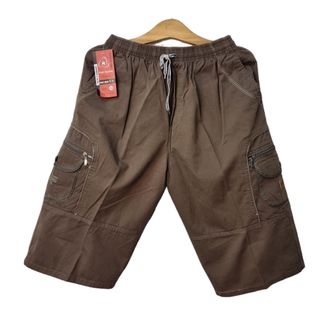 [LỤA VIỀN] Quần Short Nam Kaki Lụa Viền Túi Hộp Lưng Thun Co Giãn From Rộng Thoải Mái Có Túi Khóa Kéo