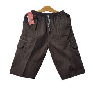 [LỤA VIỀN] Quần Short Nam Kaki Lụa Viền Túi Hộp Lưng Thun Co Giãn From Rộng Thoải Mái Có Túi Khóa Kéo