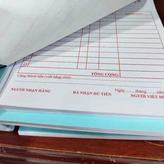 Hóa đơn bản lẻ - 1 liên, 2 liên, 3 liên (Thiết kế riêng)