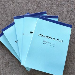 Hóa đơn bản lẻ - 1 liên, 2 liên, 3 liên (Thiết kế riêng)
