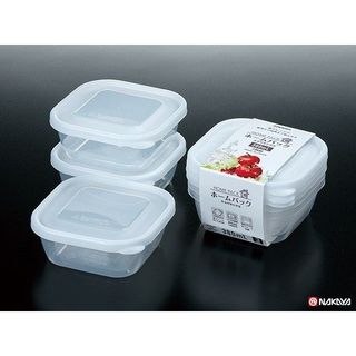 Set 3 hộp nhựa 380ml nhựa trong nhập khẩu từ Nhật Bản