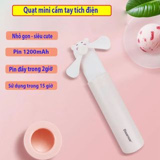 QUẠT CẦM TAY MINI, QUẠT MINI ĐỂ BÀN, QUẠT ĐA NĂNG 3 CHẾ ĐỘ LÀM MÁT giá sỉ