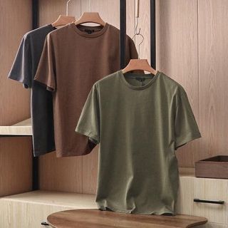 ÁO THUN COTTON TRƠN T-SHIRT LOCFUC