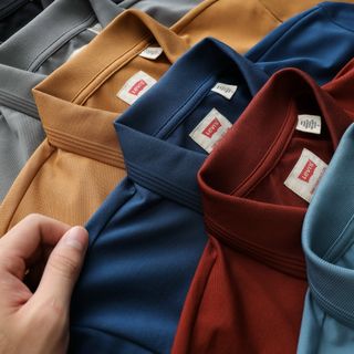 Áo polo cá sấu cotton nam, áo thun có cổ nam cao cấp, chất vải cá sấu cotton 4c xịn. Vải đẹp, mặc cực kì thoáng mát - size từ 55kg - 85kg