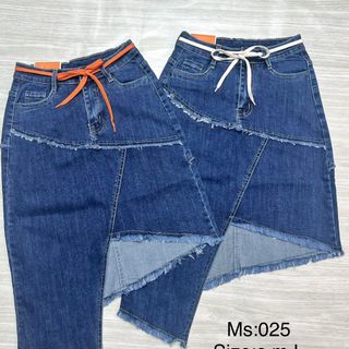 CHÂN VÁY JEAN DÀI MỚI VỀ HÀNG mã mới - jean có dãn xịn đẹp  From bao đẹp - chất lượng  Size: S M L
