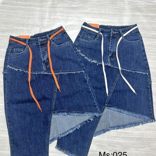CHÂN VÁY JEAN DÀI MỚI VỀ HÀNG mã mới - jean có dãn xịn đẹp  From bao đẹp - chất lượng  Size: S M L